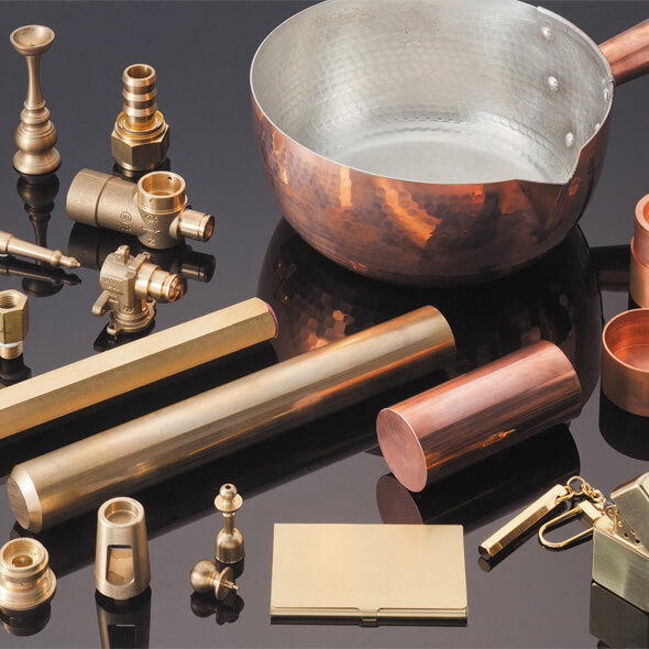 Copper and brass processed products